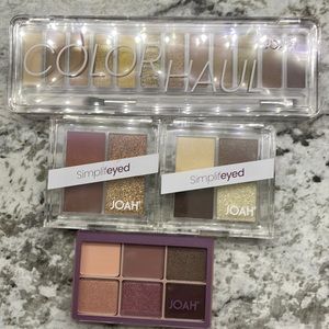 4 Joah eyeshadow palettes